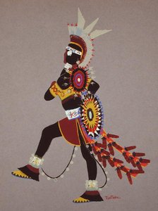 黑衣战士(宝色印花)
