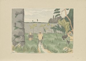 若松城遗址
若松城
第二部分，会津地区（系列名称）
大鱼，会津之布（系列名称）
日本风景版画（系列名称）
Nihon fûkei hanga（系列名称） 作者 伊上盆骨
