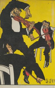 凌晨3点到4点之间!Zwischen 3 und 4 Uhr Fruh！, 1911. 作者 莫里茨荣格
