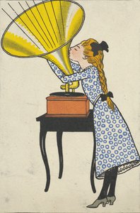 哦，卡鲁索！，1911年。 作者 莫里茨荣格