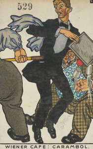 维也纳咖啡馆: Carabol 维纳咖啡馆: Carabol, 1911. 作者 莫里茨荣格