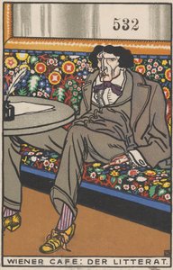 维也纳咖啡馆：文人 维纳咖啡馆：Der Litterat, 1911年。 作者 莫里茨荣格