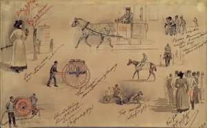 1883 年维也纳类型（环形大街素描）