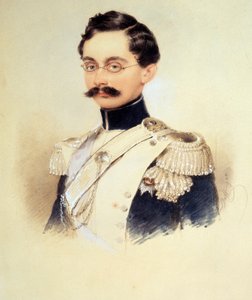 卢森堡大公爵拿骚公爵阿道夫一世的肖像1817-1905，1840年代