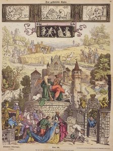 穿靴子的猫（慕尼黑图片第48号）。 1850年