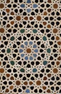 Bou Inania Madrasa，zellij瓷砖（陶瓷）