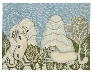 雪中的猫 作者 莫里斯·赫什菲尔德