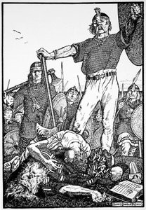 布莱恩-博鲁在爱尔兰克伦塔夫之战中死亡，1014年1913年。  