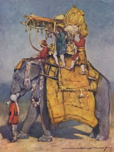 一头国家大象的所有装束》，1903年 作者 莫蒂默·卢丁顿·门佩斯
