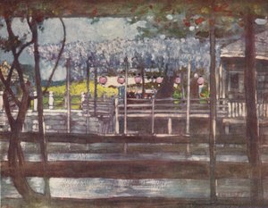 紫藤园》，约1887年，1901年 作者 莫蒂默·卢丁顿·门佩斯