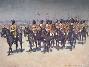 孟买留守人员》，1903年 作者 莫蒂默·卢丁顿·门佩斯