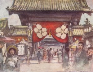 通往圣殿》，约1887年，1901年 作者 莫蒂默·卢丁顿·门佩斯