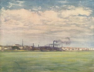塞纳河上》，1903年 作者 莫蒂默·卢丁顿·门佩斯