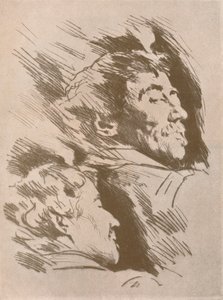 肖像研究》，约1880年，1904年 作者 莫蒂默·卢丁顿·门佩斯