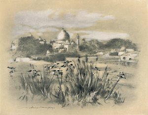 阿格拉的泰姬陵》，1903年 作者 莫蒂默·卢丁顿·门佩斯