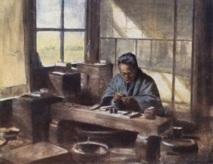 景泰蓝工人 作者 Mortimer Ludington Menpes