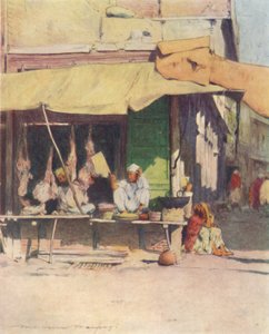 1905年在白沙瓦的肉店