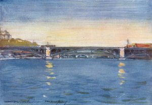 下午在塞纳河上 作者 Mortimer Ludington Menpes