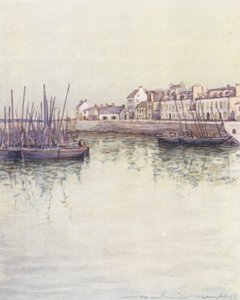 孔卡尔诺港（彩色印刷版） 作者 Mortimer Ludington Menpes