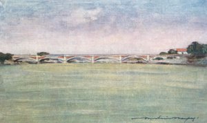 塞纳河上的清晨 作者 Mortimer Ludington Menpes