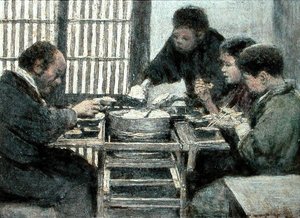 日式晚餐 作者 Mortimer Ludington Menpes