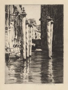 威尼斯窄运河 作者 Mortimer Menpes