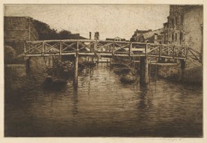 威尼斯古桥 作者 Mortimer Menpes
