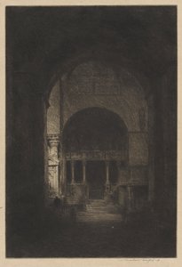 圣马可教堂内部 作者 Mortimer Menpes