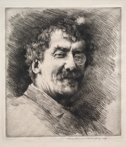 詹姆斯-麦克尼尔-惠斯勒。 作者 Mortimer Menpes