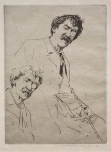 詹姆斯·麦克尼尔·惠斯勒。 作者 Mortimer Menpes