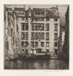 装载驳船 作者 Mortimer Menpes