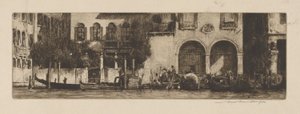 运河上的宫殿 作者 Mortimer Menpes