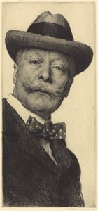自画像 作者 Mortimer Menpes