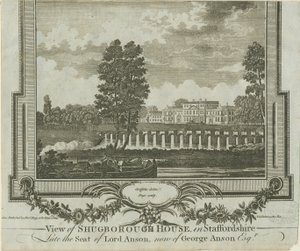 舒格伯勒大厅：雕刻，nd [？1760年代] 作者 摩西·格里菲思（Moses Griffiths）