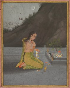 湿婆神的夜景c。 1760-70。