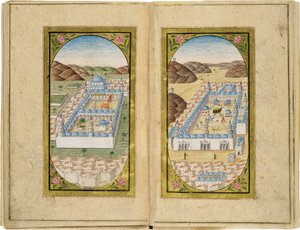 Al-Masjid al-Nabawi和Masjid al-Haram，1783年 作者 穆斯塔法·哈利米