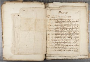 乌尔比诺及其他人的Mutio Oddi的绘画作品集，第116页，第1635-40页（装订卷纸上的钢笔和墨水）