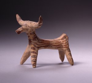 公牛，公元前1400年 -  11月（兵马俑） 作者 迈锡尼人