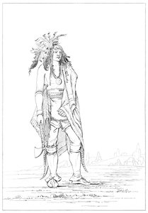 易洛魁（Iroquois）勇敢，1841年。