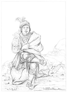印第安人，西北边境，1841年。