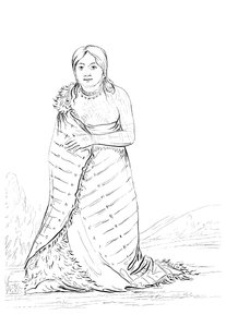 纯净喷泉，庞卡部落首领的妻子，1841年。