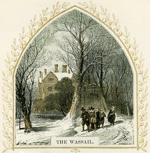 Wassail - Birket Foster 的插图 作者 迈尔斯·比克·福斯特