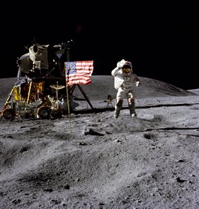 阿波罗16号--美国宇航局，1972年。 作者 NASA图片