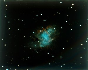 金牛座中的蟹状星云。 作者 NASA图片