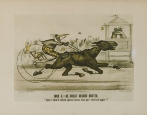Mud S. - 伟大的唱片破坏者 作者 N. & Ives JM (1824-95) (after) Currier