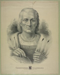 克里斯托弗-哥伦布（1451 - 1506）的画像 作者 库里尔和艾夫斯