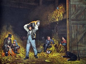 Currier＆Ives插图19世纪。脱壳 作者 N. and Ives，JM库里尔