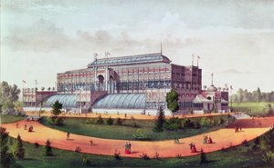 园艺大厅，美国大展百年展1876年 作者 N. and Ives，JM库里尔