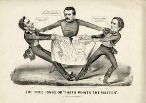 真正的问题或那是什么事情，1864年 作者 N. and Ives，JM库里尔