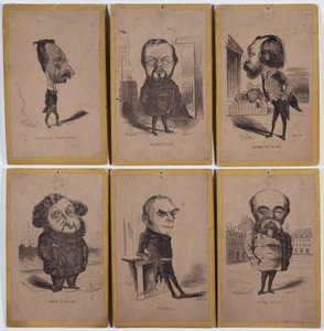 6 Portraits-Charge (Portraits charge): Jules de Premaray (Jules Martial Regnault 作者 纳达尔